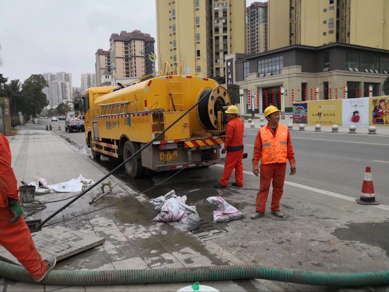 四平排污管道清淤-管道清洗